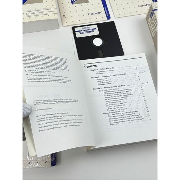 Vtg 1991 CompuAdd System Manual, Video & Mouse Manuals, MS-DOS & Windows Manuals - Picture 4 of 5